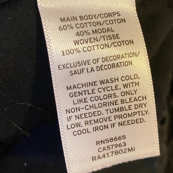 Rachel Parcell Black Eyelet Ruffle Dress Teared Layer Women’s XS - Picture 11 of 12